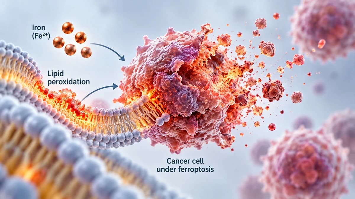 Ferroptose : comment une forme de mort cellulaire induite par le fer pourrait révéler une vulnérabilité du cancer